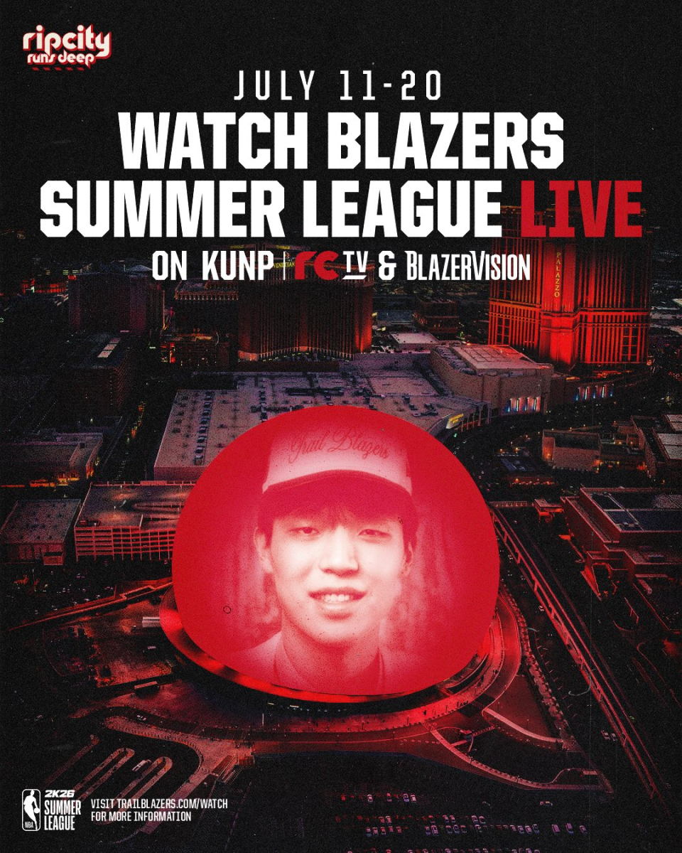 开拓者13人夏联阵容出炉!杨瀚森再登封面成最大看点 克林根缺阵