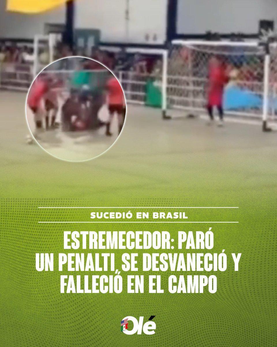 开云App-悲剧！31岁巴西门将用胸口扑出点球，庆祝8秒突然倒下，不幸去世